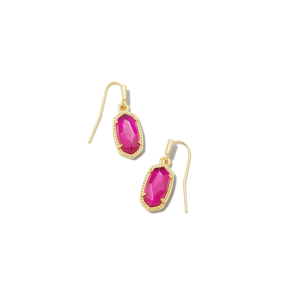 Kendra Scott Lee Style Gold Drop Earrings Featuring Azalea Illusion Design for Women's Jewelry Collection