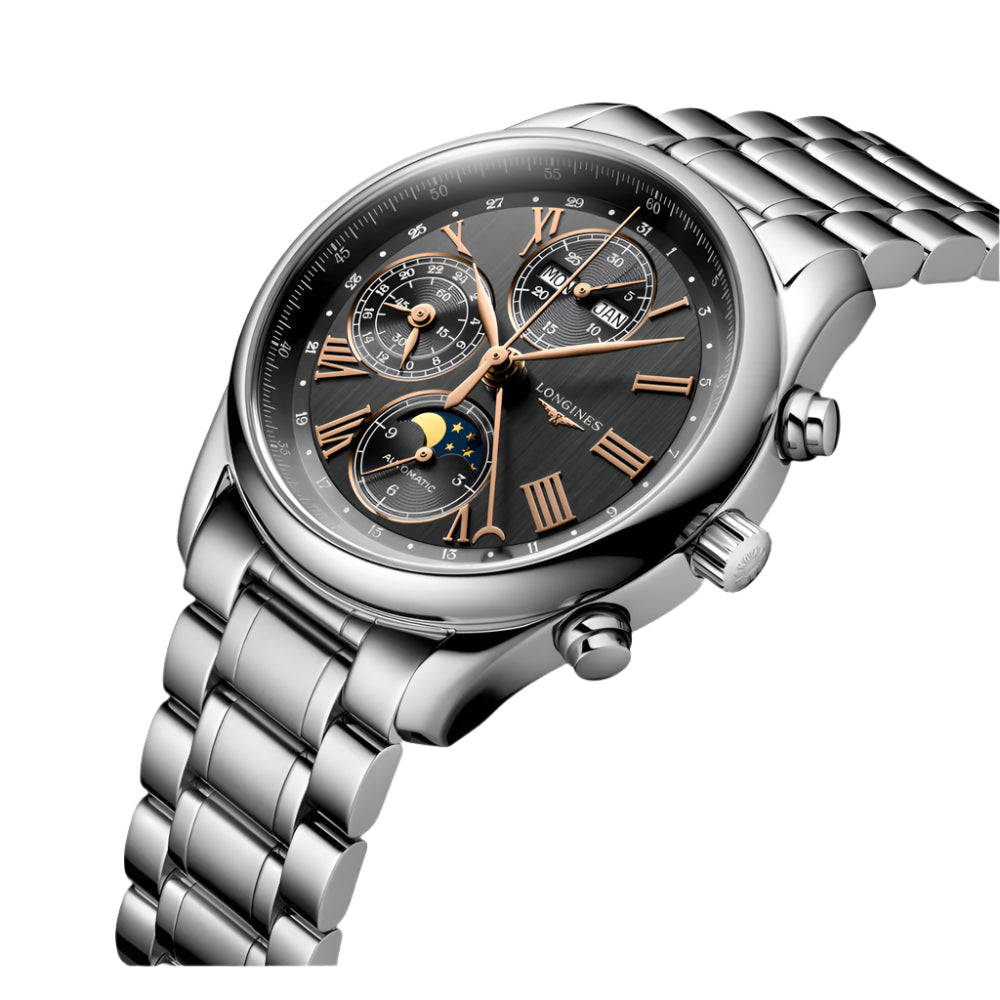 Longines 40mm Automatic Chronograph Moonphase Watch from Master Collection