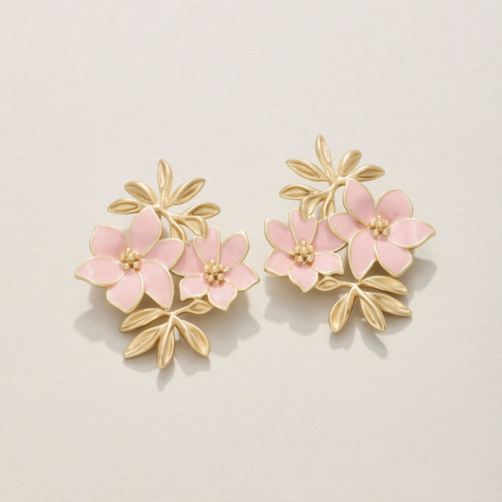Stylish Spartina Pink Azalea Design Earrings for Fashion Lovers