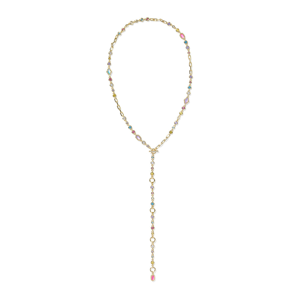 Kendra Scott Mini Elisa & Abbie Gold Strand Necklace - Delicate and Glamorous