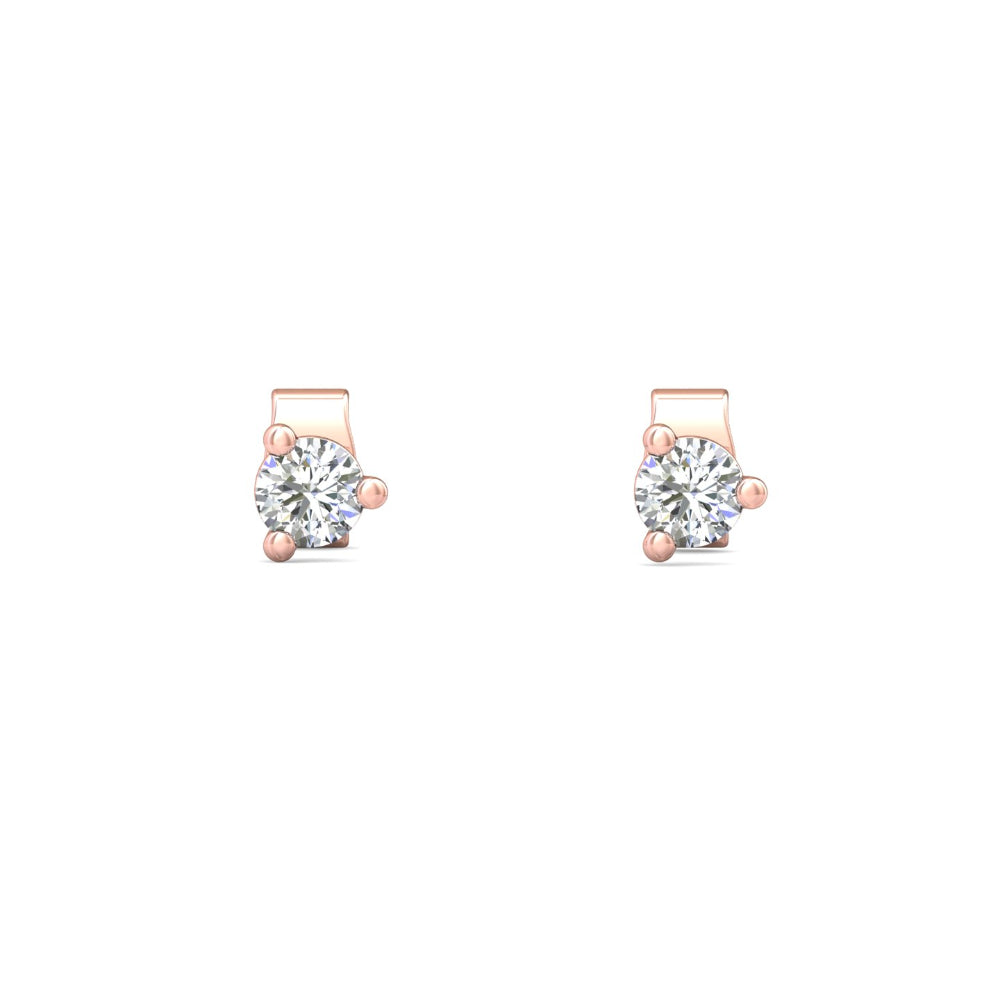 Smyth 18k Gold and Diamond Classic Stud Earrings - Exquisite Jewelry Pieces