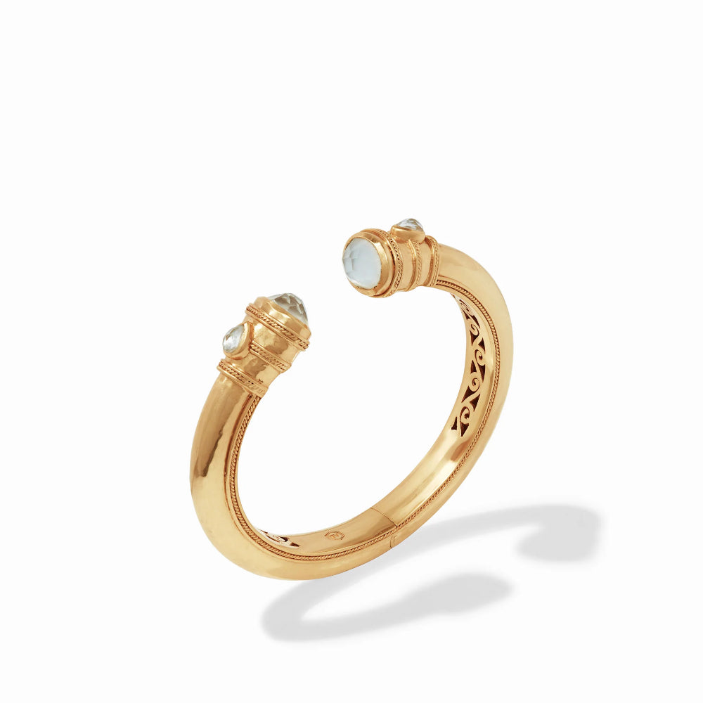 Julie Vos Gorgeous Cannes Demi Cuff with Gemstone Accents
