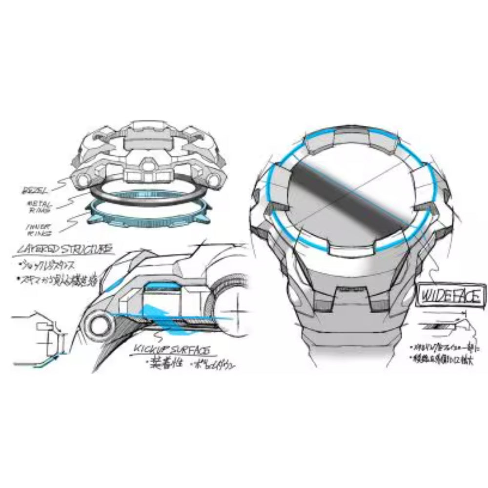G-Shock Master of G-Air Gravitymaster GRB300-1A4 in Striking Black/Orange