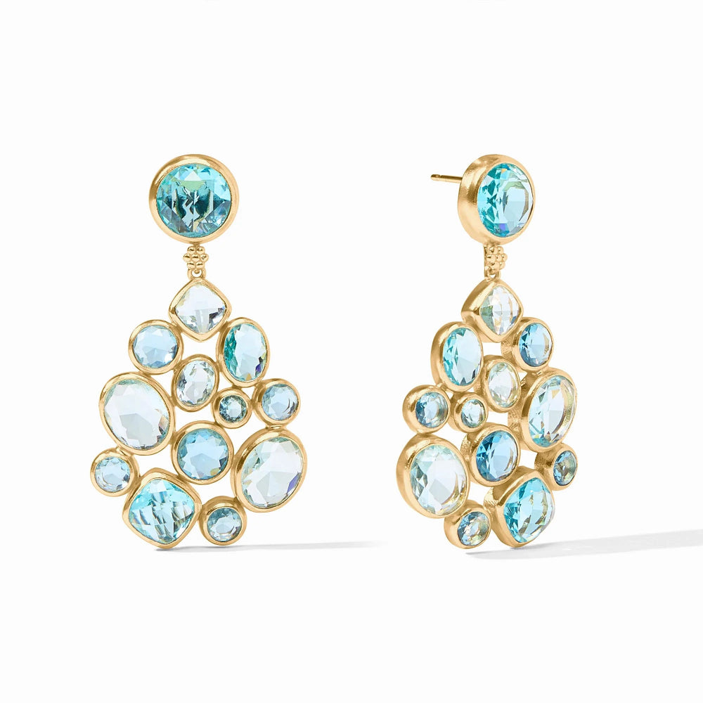 Julie Vos Fashionable Kaleidoscope Style Statement Earrings for Women