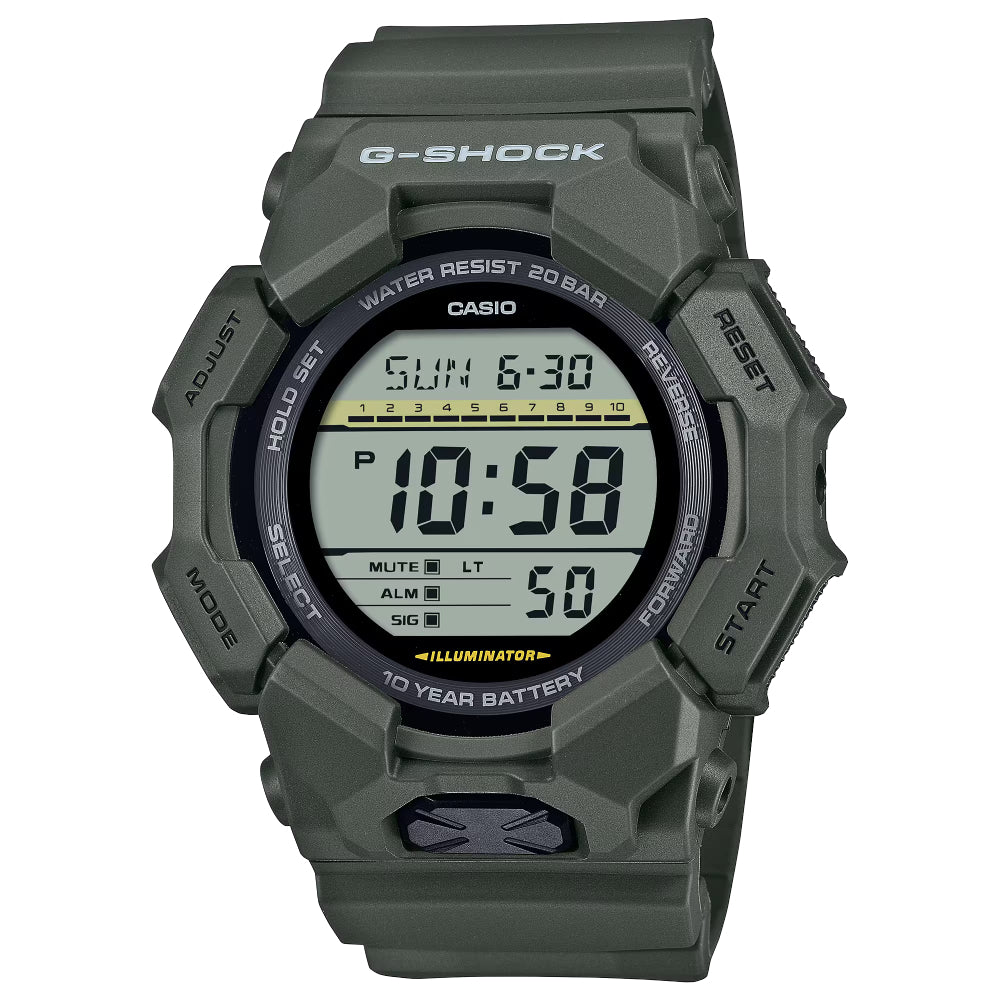 G-Shock Digital Watch GD-010 Series in Vibrant Green Color