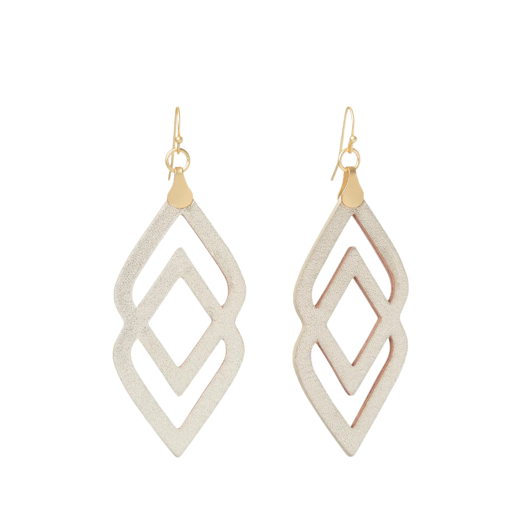 Stylish Spartina Decorative Drama Leather Earrings for Fashion Lovers