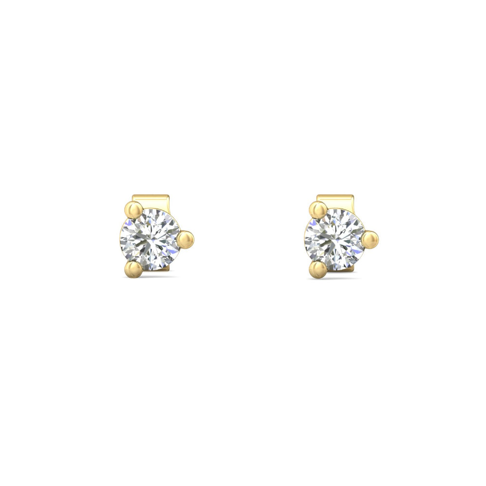 Smyth 18k Gold and Diamond Classic Stud Earrings - Exquisite Jewelry Pieces