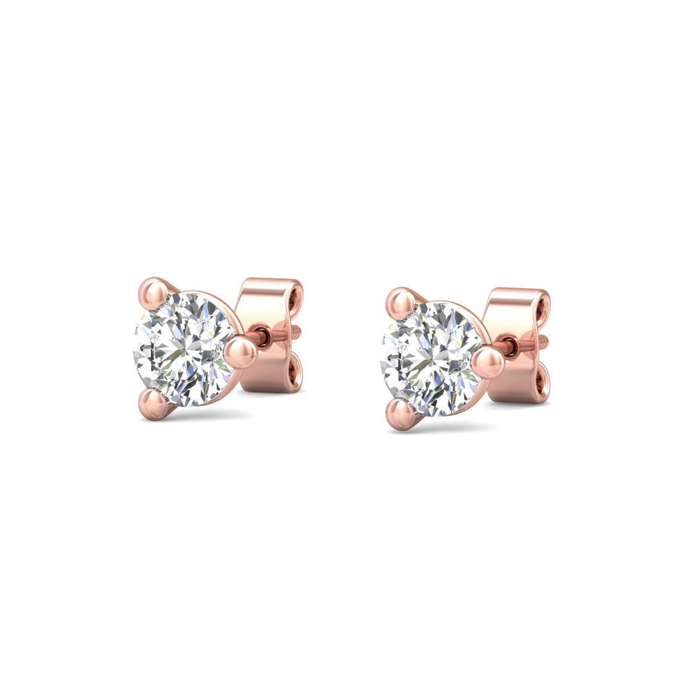 Smyth 18k Gold and Diamond Classic Stud Earrings - Exquisite Jewelry Pieces