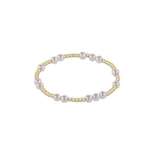 enewton 6.25-inch Hope Unwritten Pearl Bracelet with 5mm Beads