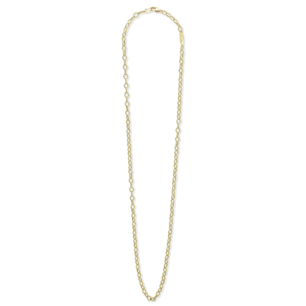 Lagos 18k Gold Signature Caviar Petite Link Everyday Necklace