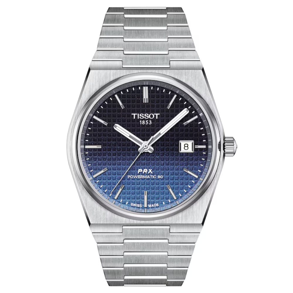 Tissot PRX Powermatic 80 Automatic Gradient Dial Men's Watch with 40mm Diameter