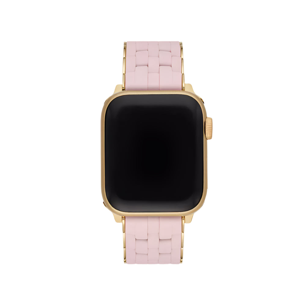 Pink Michele 5 - Link Silicone Band for Series 1 - 9/SE/Ultra 1 - 2 Apple Watch®