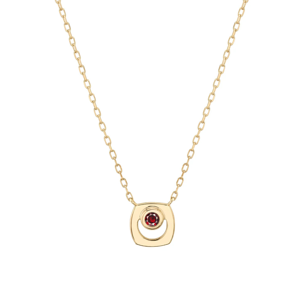 Michael M Customizable Birthstone Pendant Necklace for Personalized Style