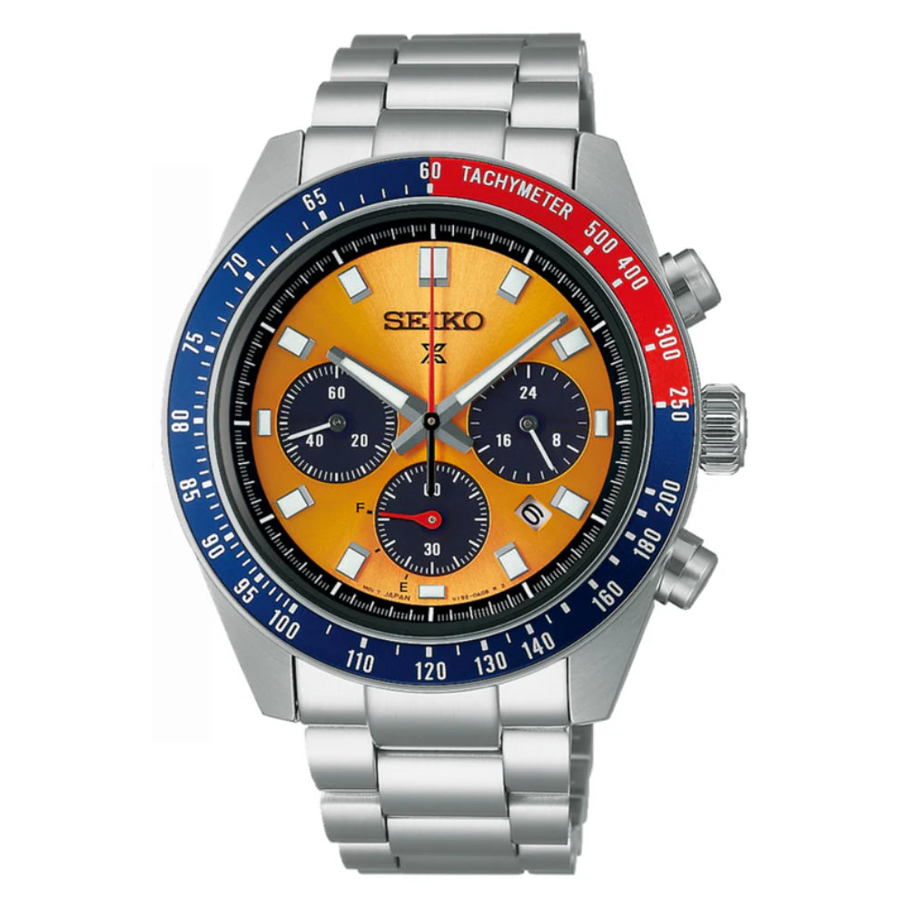 Seiko Prospex Solar Chronograph Pogue Speedtimer Watch - Inspired by Space Mission