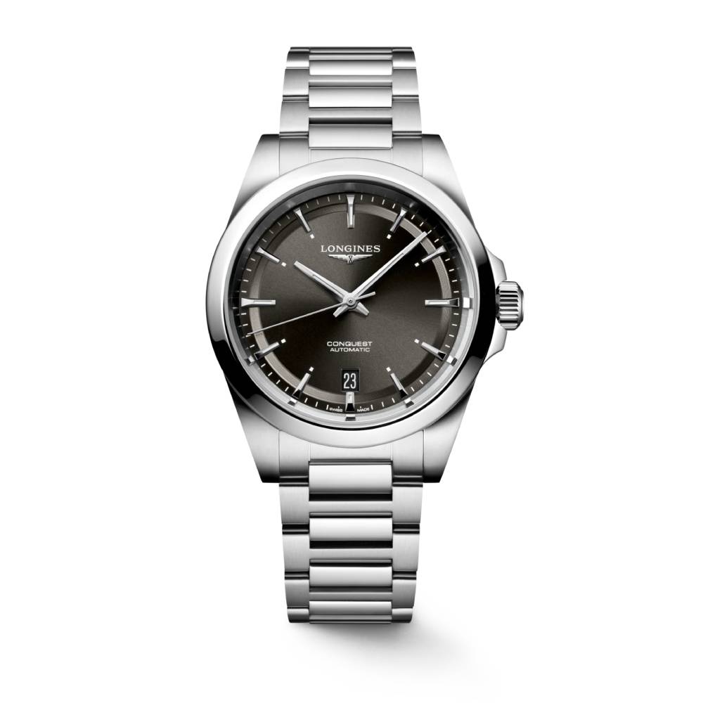 Longines 38mm Automatic Conquest Watch with Elegant Design
