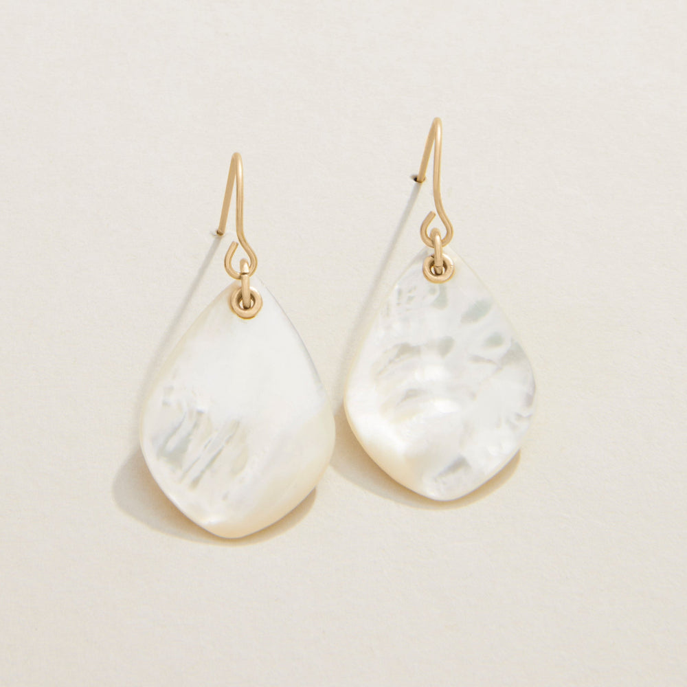 Exquisite Mother-of-Pearl Petite Earrings from Spartina Enclave Collection