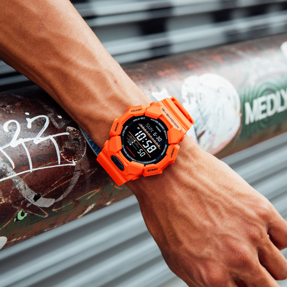 Orange G-Shock Digital GD-010 Series with 10-Year Battery