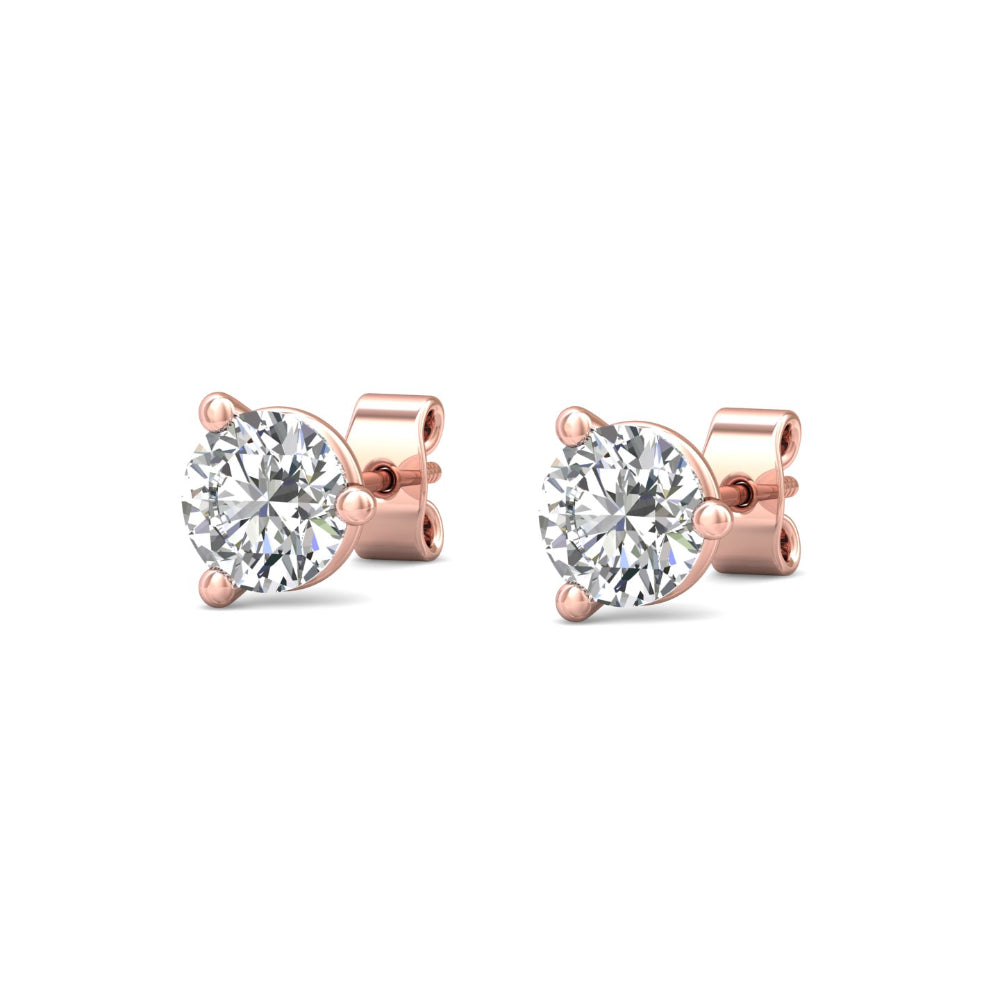 Smyth 18k Gold and Diamond Classic Stud Earrings - Exquisite Jewelry Pieces