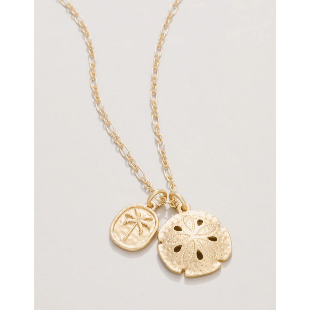 18kt Matte Gold Plated Spartina Coastal Dreams 18-Inch Necklace