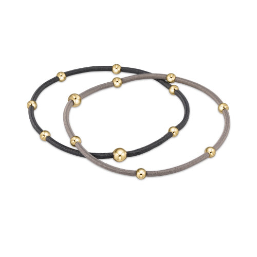 enewton Essential Hair Bracelet Set - A Pair of Fashionable Hair Accessories - Holy Smokes