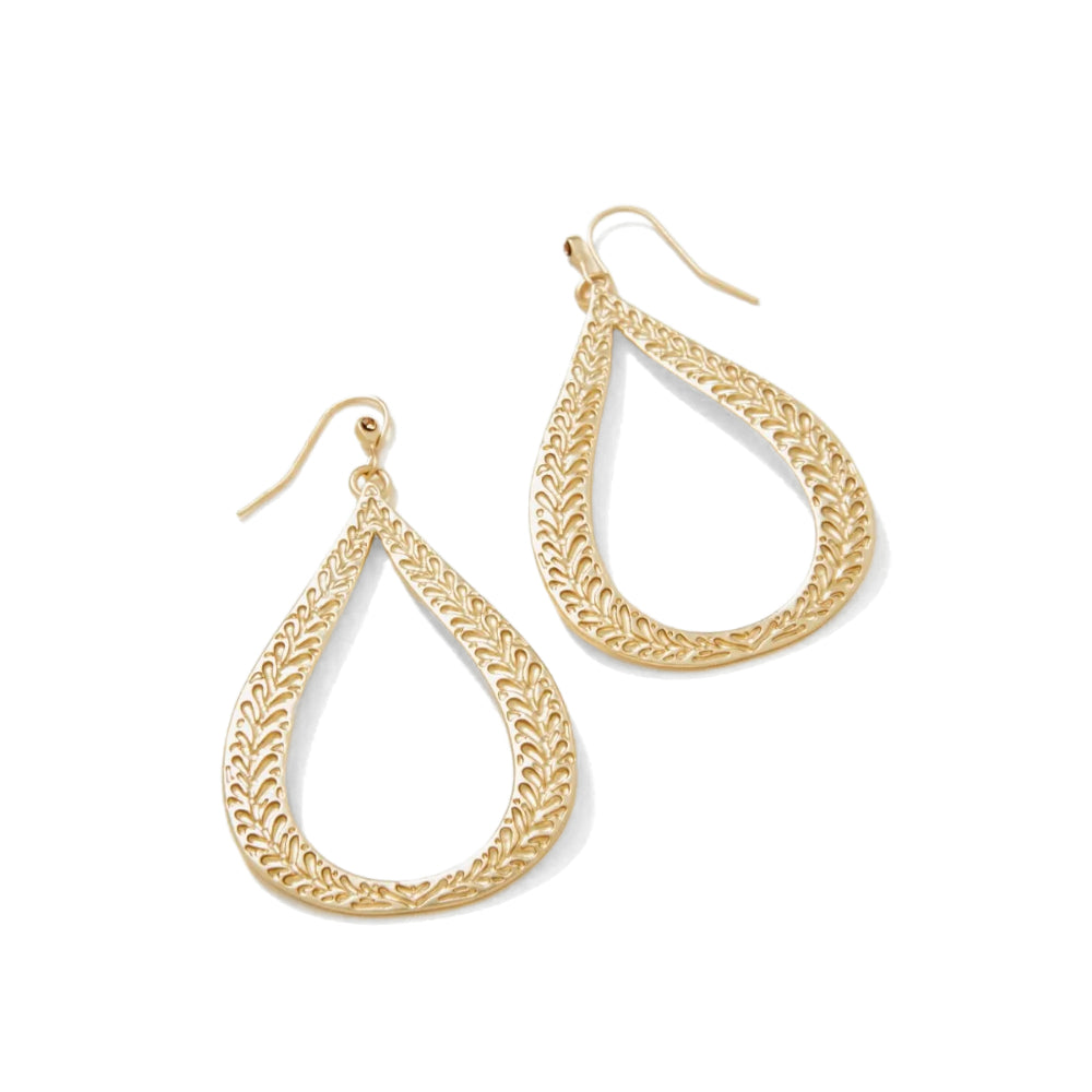 Exquisite 18 KT Gold Plated Spartina Penelope Earrings for a Charming Look