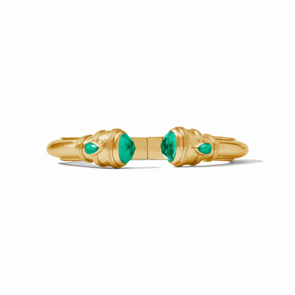 Julie Vos Gorgeous Cannes Demi Cuff with Gemstone Accents