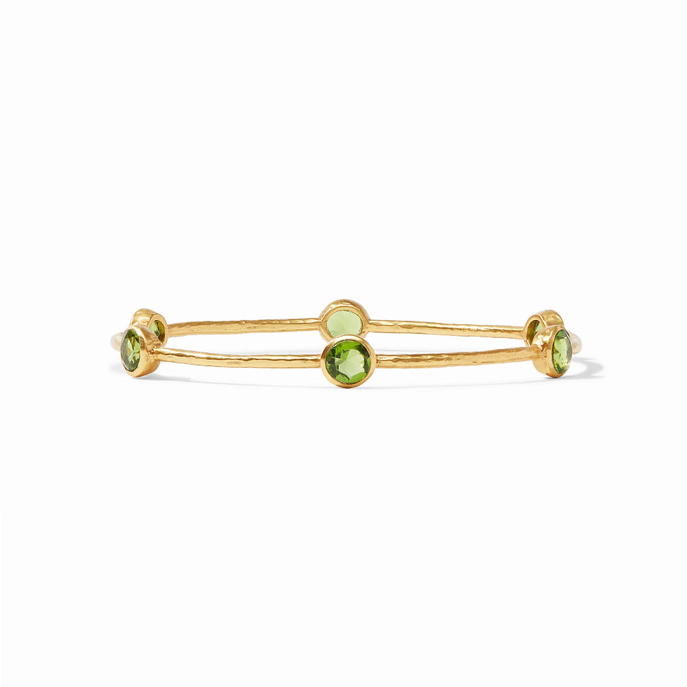 Julie Vos Milano Style Gold-Plated Bangle Jewelry with Gemstones