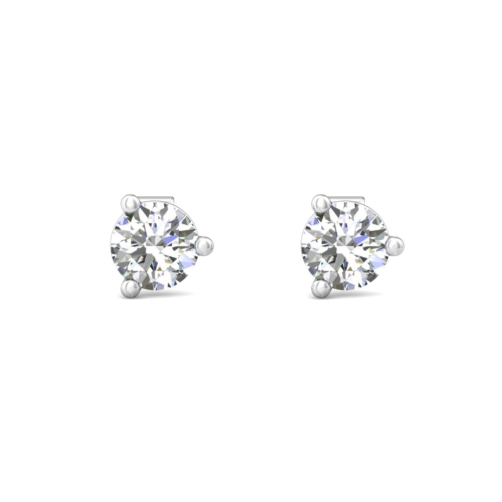 Smyth 18k Gold and Diamond Classic Stud Earrings - Exquisite Jewelry Pieces