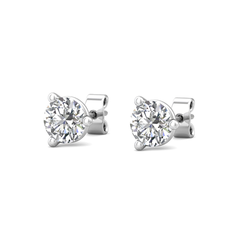 Smyth 18k Gold and Diamond Classic Stud Earrings - Exquisite Jewelry Pieces