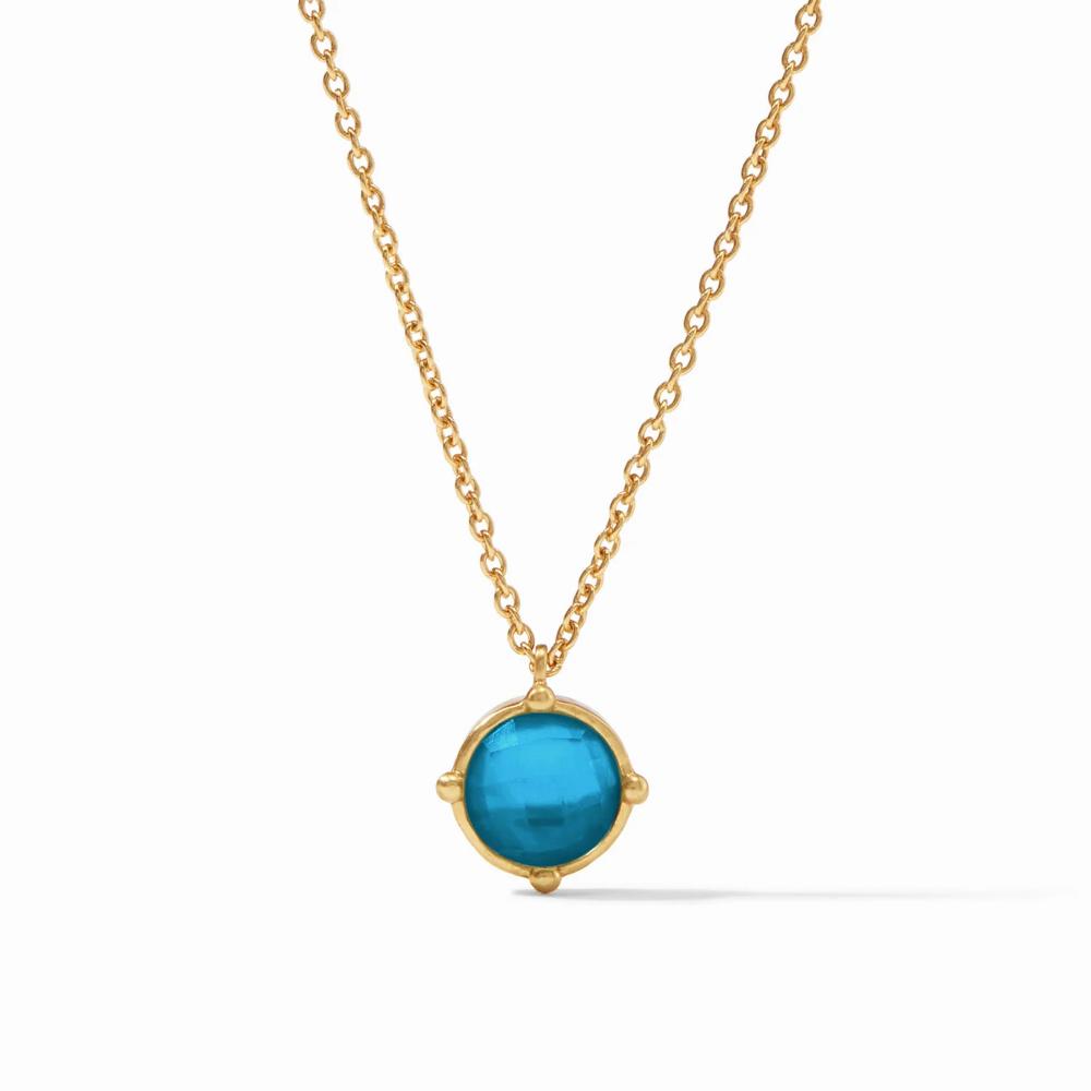 Julie Vos Adjustable Honeybee Solitaire Necklace with 24K Gold Plate