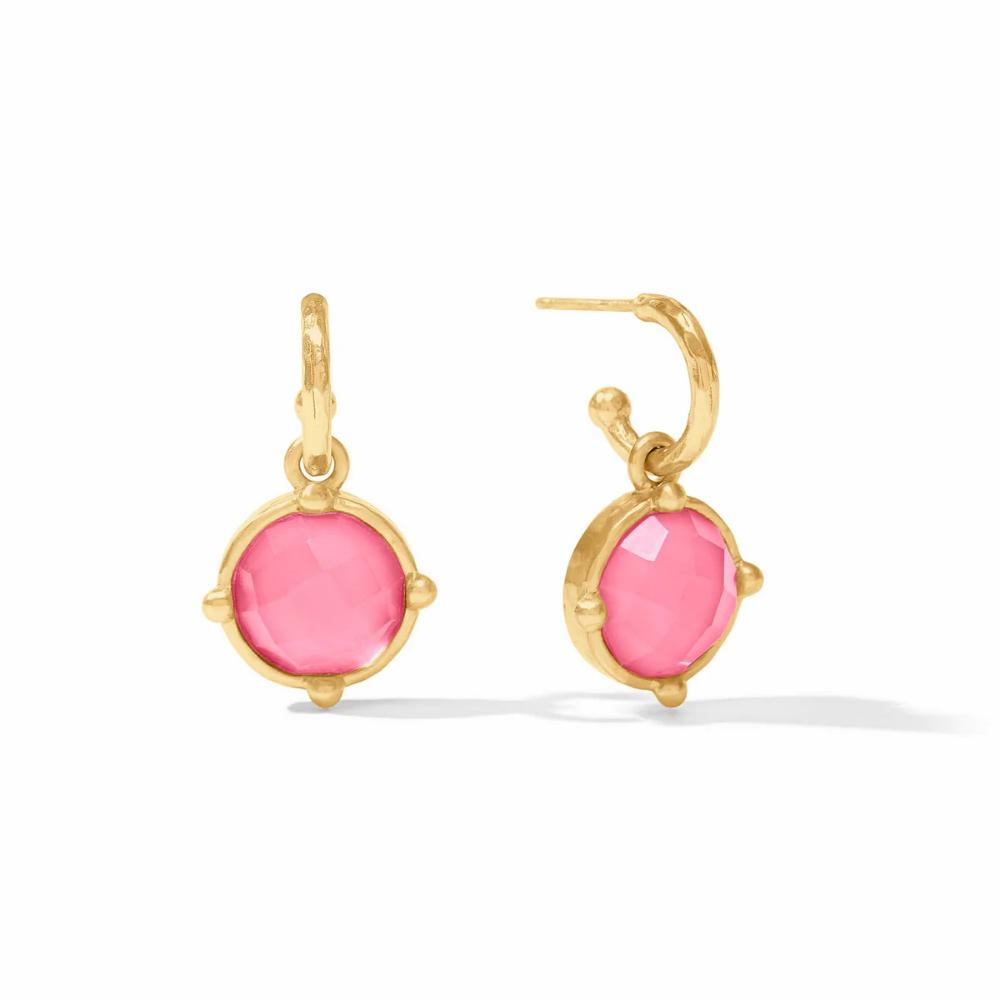 Julie Vos Fashionable Honeybee Hoop and Charm Earrings for Women