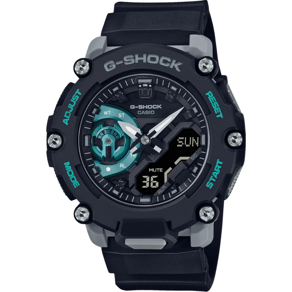 G-Shock Analog Digital GA2200 Series - Black & White, GA2200M-1A