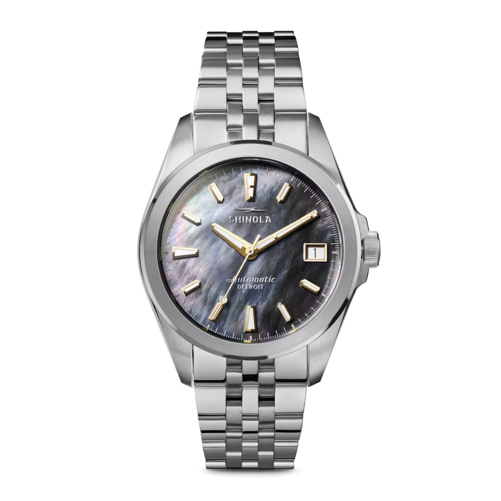 Shinola 36mm Circadian Monster Watch with Grey Mother of Pearl Dial