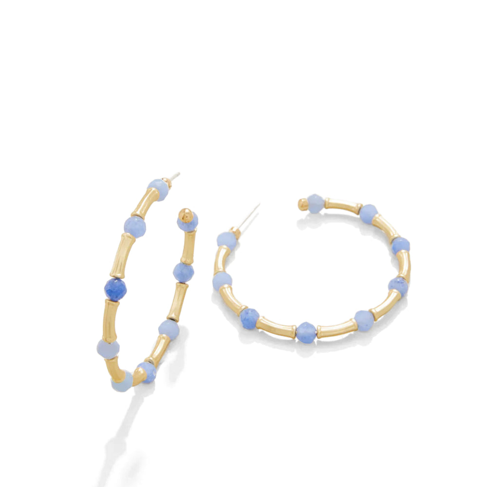 Stylish Spartina Hoop Earrings Inspired by Calm Waters