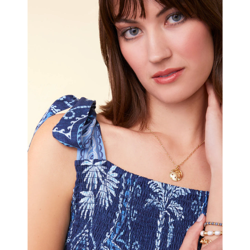 18kt Matte Gold Plated Spartina Coastal Dreams 18-Inch Necklace