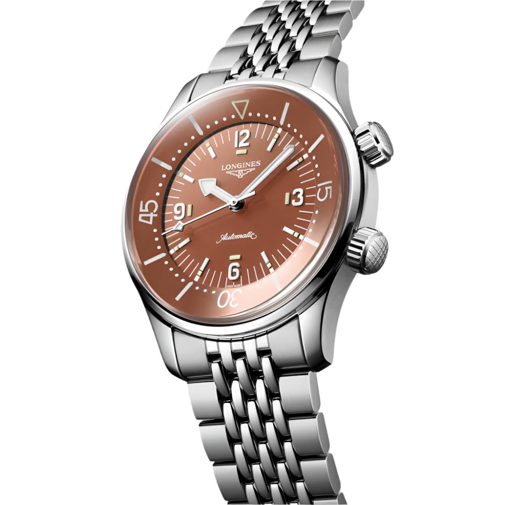 39mm Automatic Longines Legend Diver Watch with Timeless Design