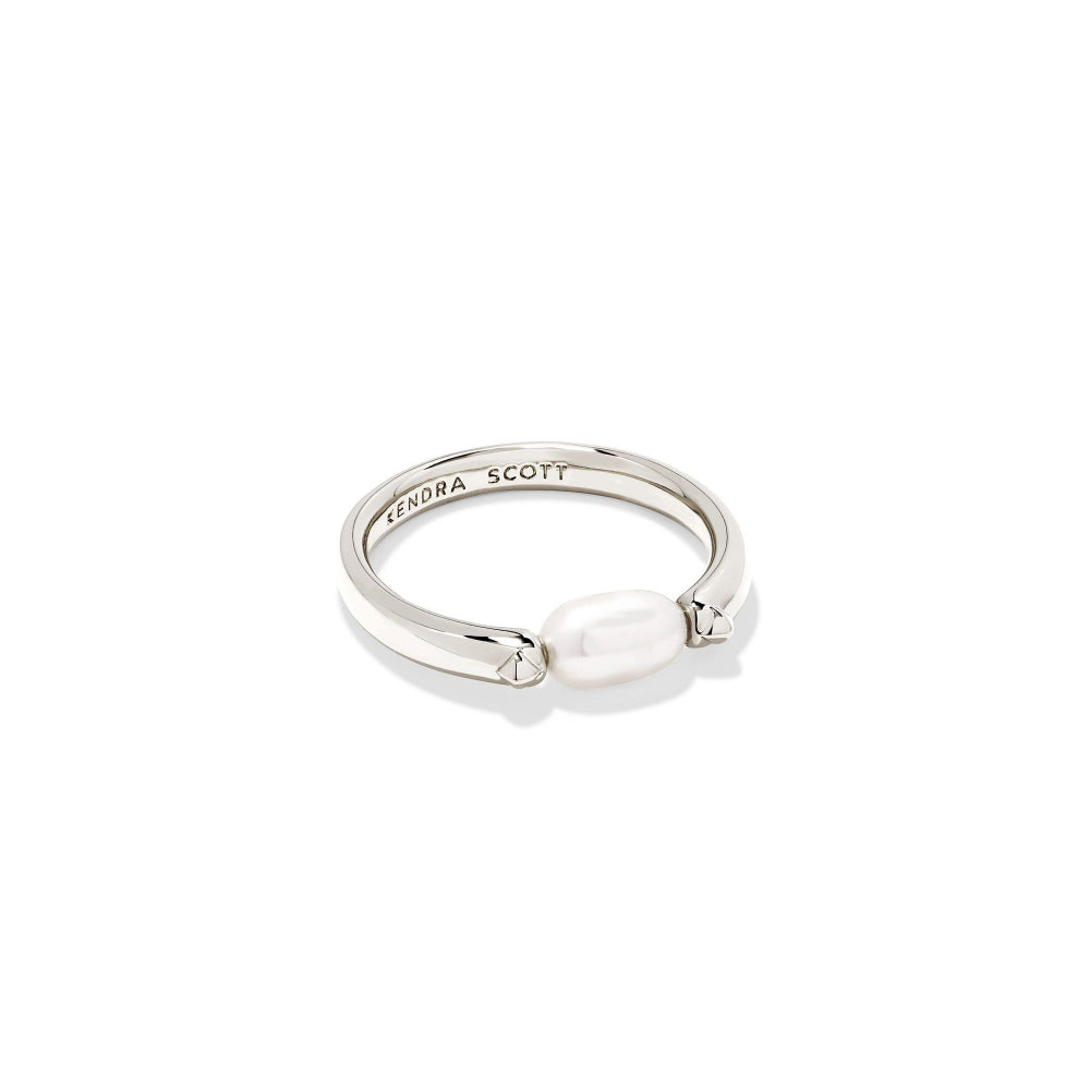 Kendra Scott's 14k Gold-Plated Leighton Freshwater Cultured Pearl Band Ring