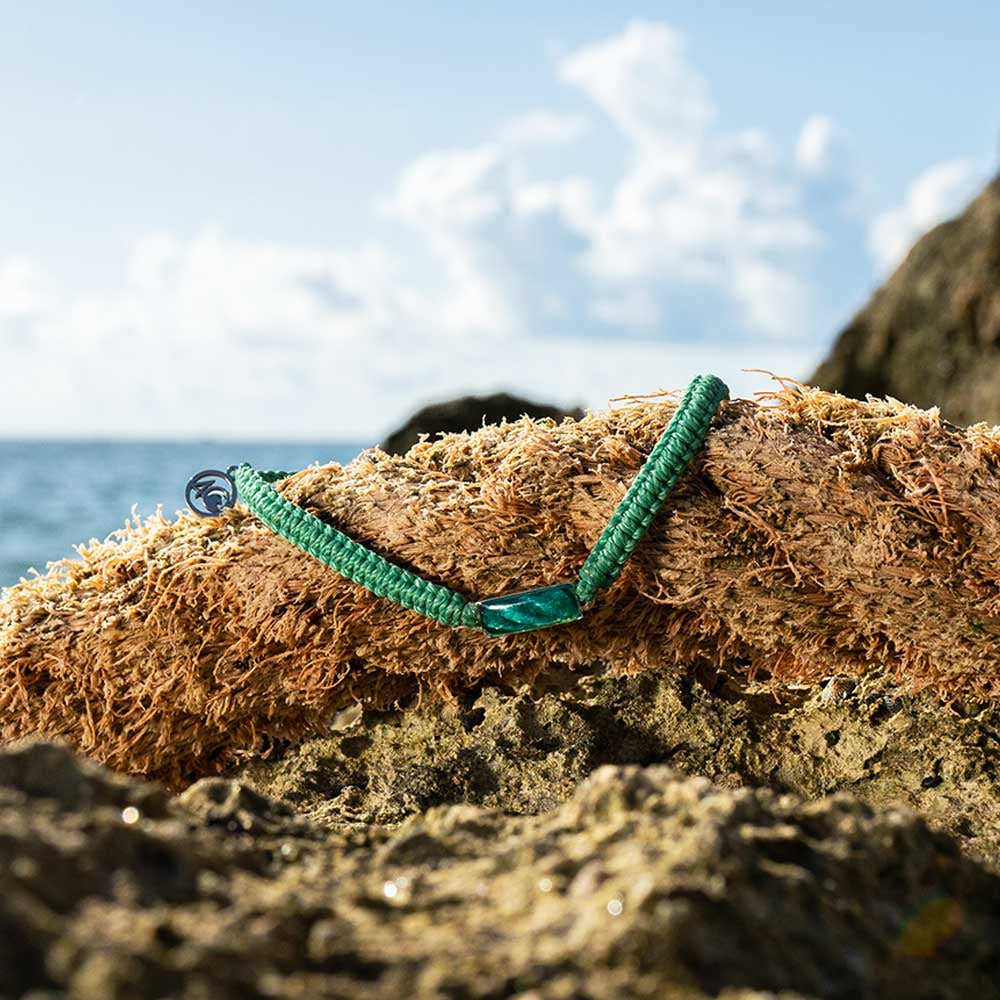 4Ocean Unisex Adjustable Waterproof Ghost Net Awareness Bracelet