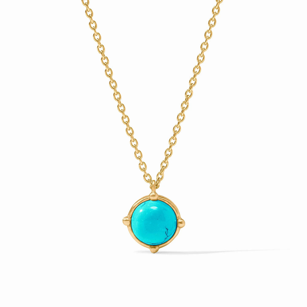 Julie Vos Adjustable Honeybee Solitaire Necklace with 24K Gold Plate