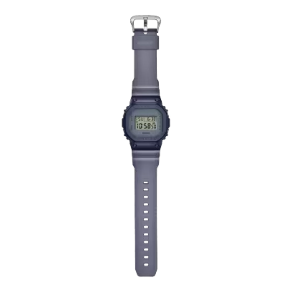 G-Shock G-Steel Digital Watch with Translucent Blue Resin Band