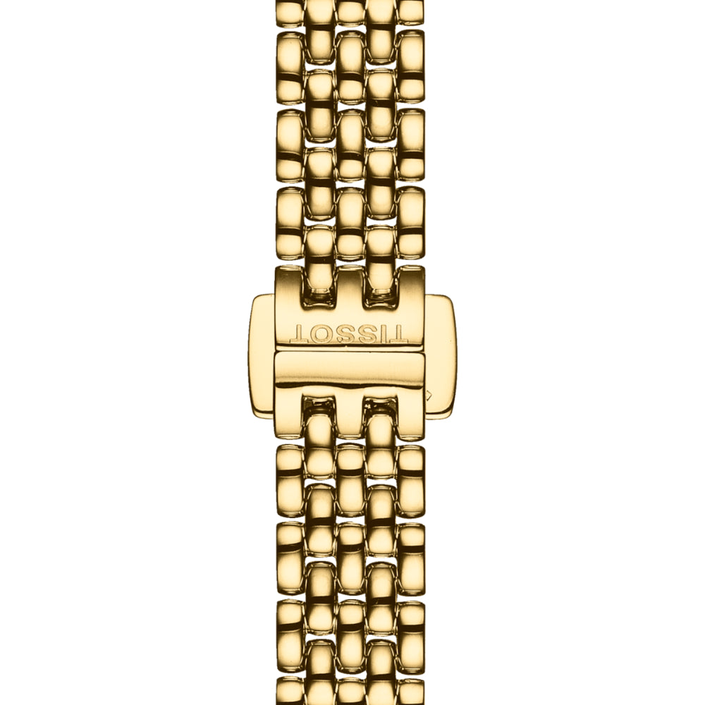 Tissot Elegant 19.5mm Gold-Tone Ladies' Quartz Wristwatch