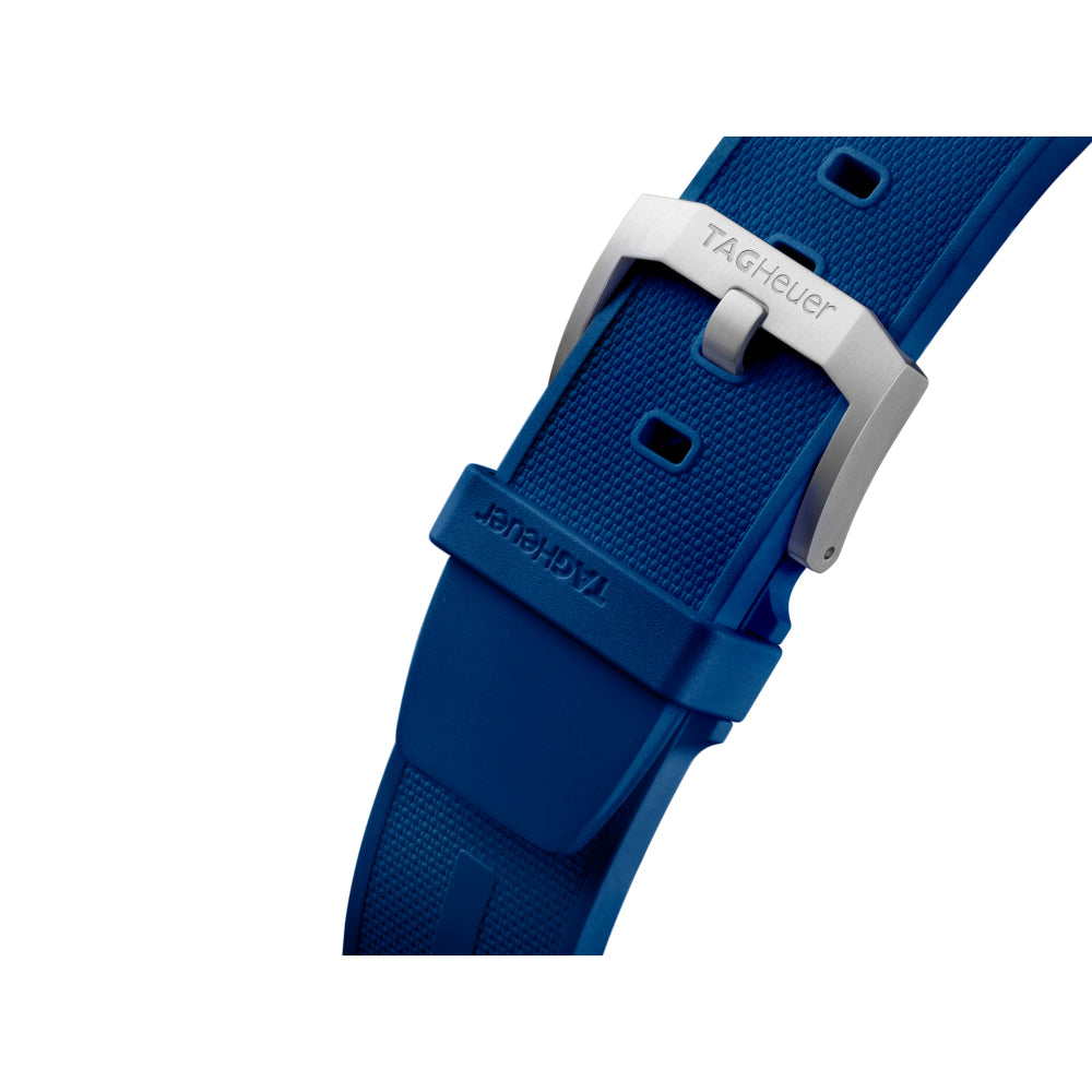 TAG Heuer Formula 1 43mm Blue Rubber Strap Chronograph Sports Watch