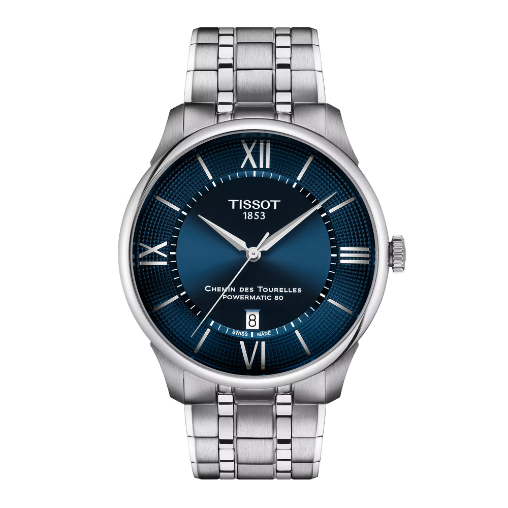 Tissot Chemin Des Tourelles Powermatic 80 Automatic Mechanical Men's Watch with 42mm Case