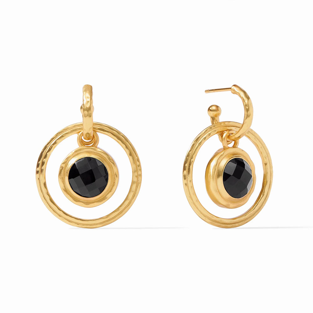 Julie Vos 24k Gold Plated 6-in-1 Astor Charm Earrings