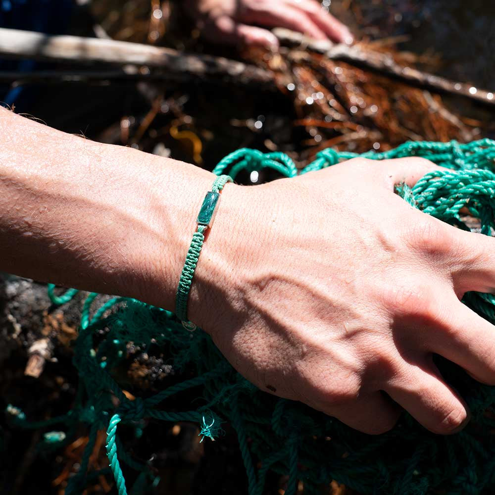 4Ocean Unisex Adjustable Waterproof Ghost Net Awareness Bracelet