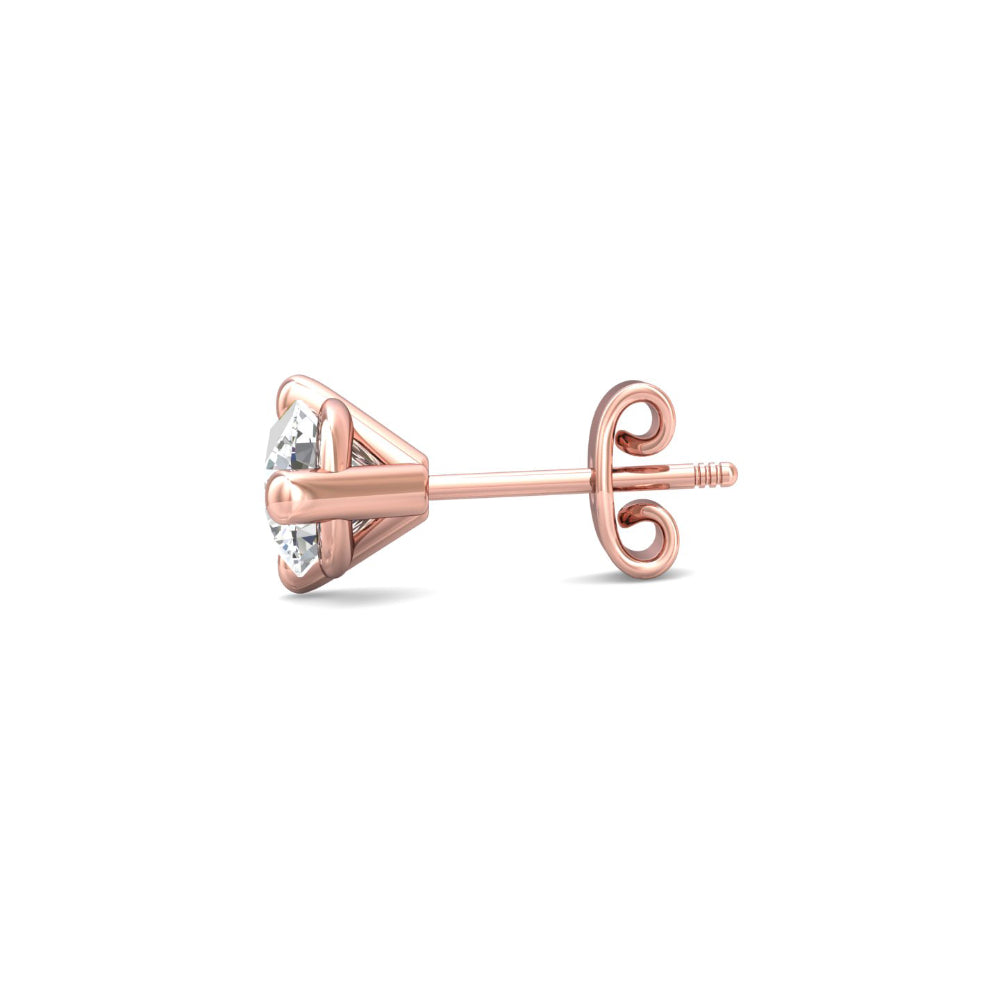 Smyth 18k Gold and Diamond Classic Stud Earrings - Exquisite Jewelry Pieces