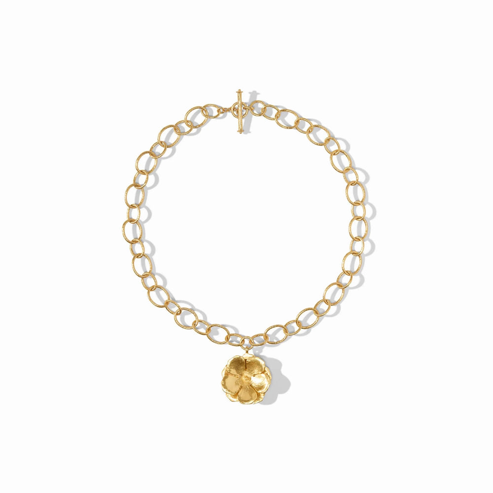 Exquisite 24K Gold-Plated Julie Vos Bloom Adjustable Necklace