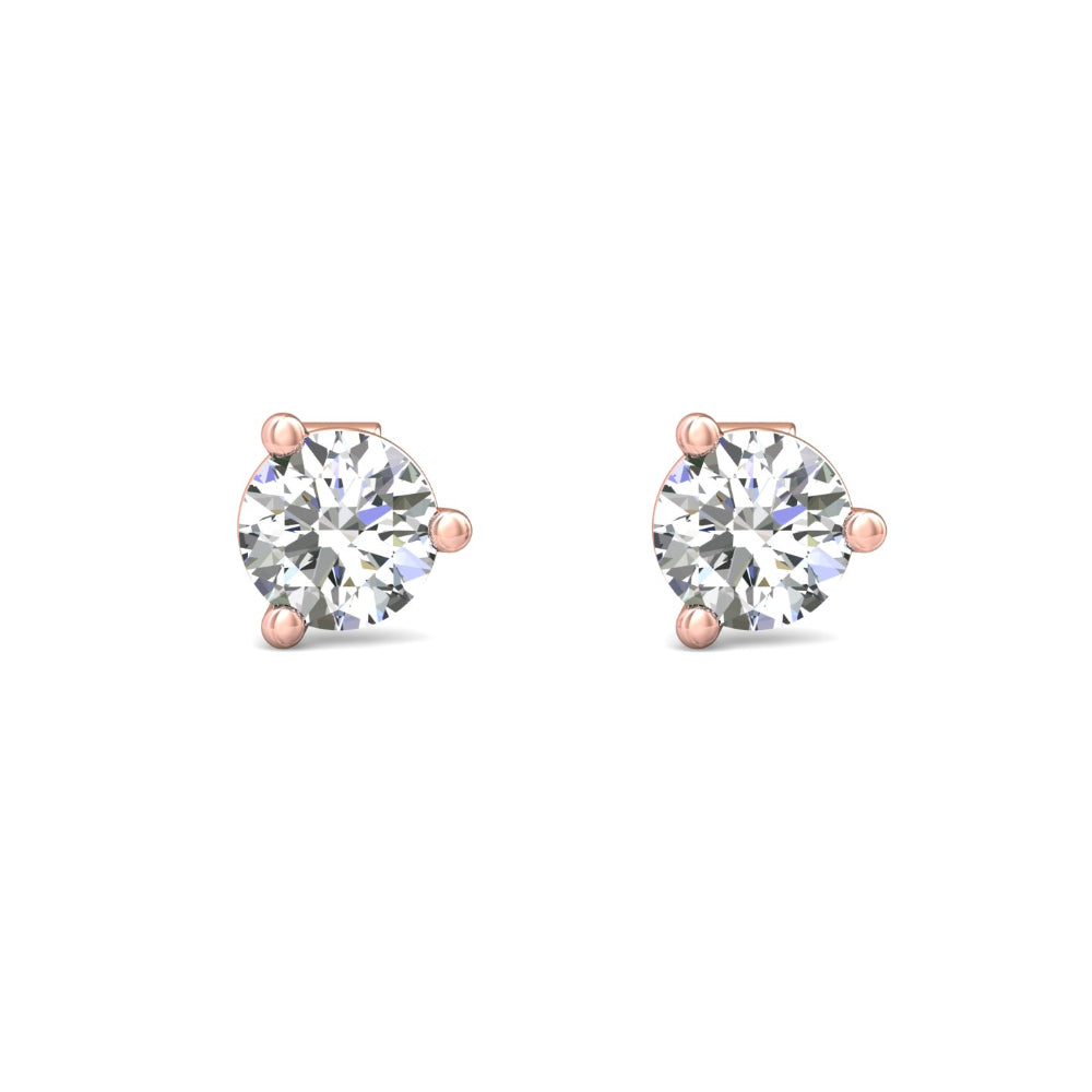 Smyth 18k Gold and Diamond Classic Stud Earrings - Exquisite Jewelry Pieces