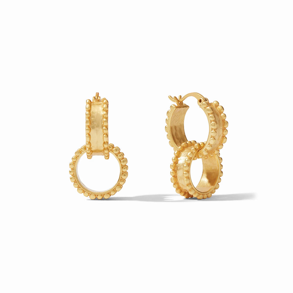 Julie Vos Marbella 2-in-1 Fashionable Earrings for Style - Changing Look