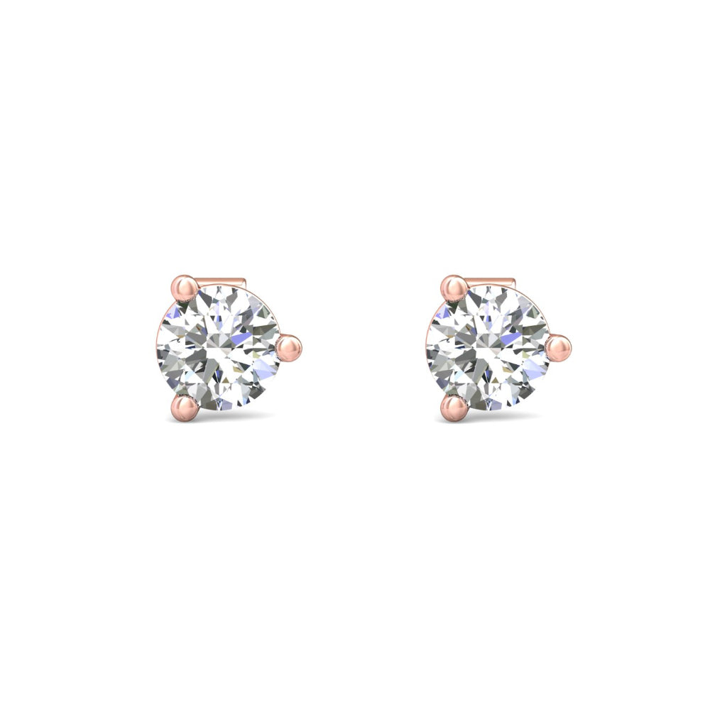 Smyth 18k Gold and Diamond Classic Stud Earrings - Exquisite Jewelry Pieces